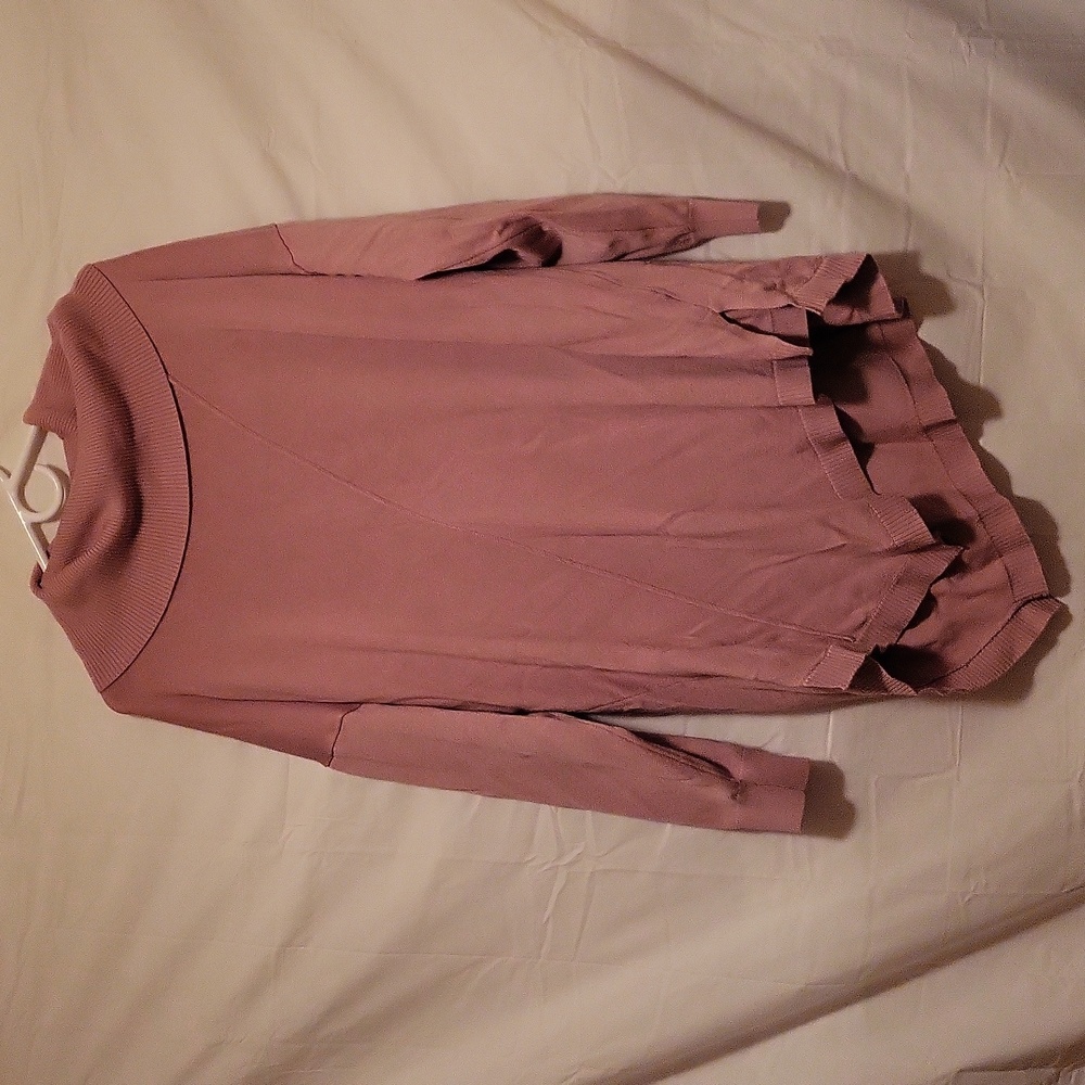 Cato asymmetric mock neck tunic top